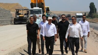Batman Valiliği, Diyarbakır-Batman Yolu Diktepe Geçişi Projesi’nde yürütülen çalışmaların Vali