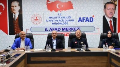 Malatya Büyükşehir Belediye Başkanı Sami Er, AFAD değerlendirme ve koordinasyon
