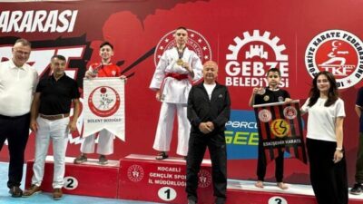 Gemlik Belediyespor Karate Takımı, Kocaeli’de düzenlenen 1’inci Uluslararası Gebze Grand