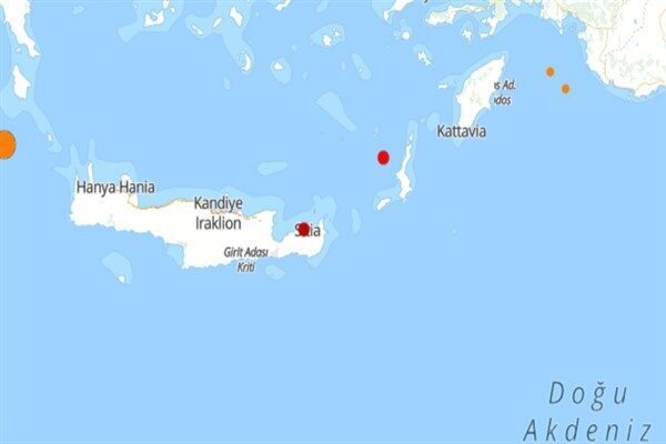 Boğaziçi Üniversitesi Kandilli Rasathanesi ve Deprem Araştırma Enstitüsü (KRDAE) verilerine