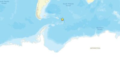 Amerika Birleşik Devletleri Jeoloji Araştırma Kurumu’nun (USGS) verilerine göre, Güney