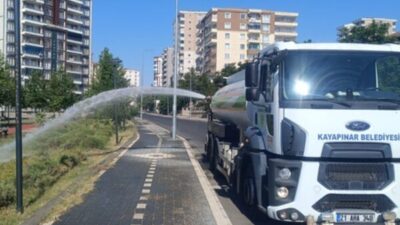 Kayapınar Belediyesinden yapılan açıklamaya göre, Kayapınar Belediyesi Park ve Bahçeler