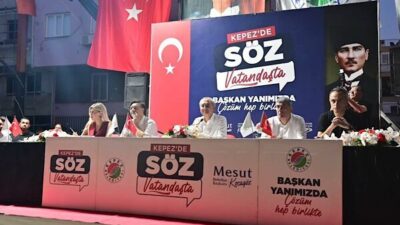 Kepez Belediyesi tarafından düzenlenen “Söz Vatandaşta” halk buluşmaları kapsamında Kepez