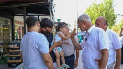 Alanya Belediyesinden yapılan açıklamada, Başkan Özçelik’in cadde üzerindeki iş yerlerini