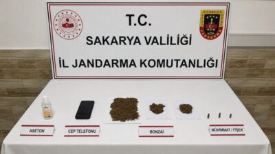 Sakarya İl Jandarma Komutanlığı, Karasu ilçesinde uyuşturucu madde satışı yaptığı