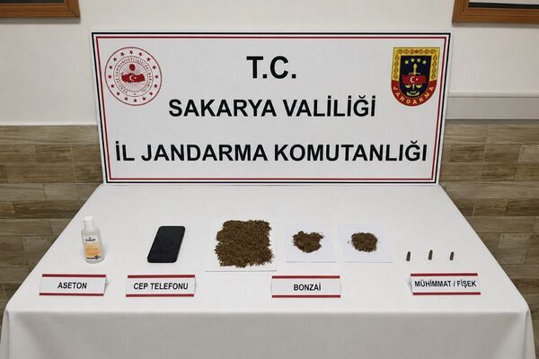 Sakarya İl Jandarma Komutanlığı, Karasu ilçesinde uyuşturucu madde satışı yaptığı
