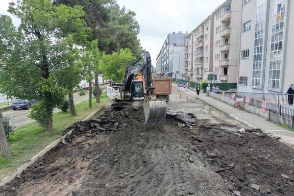 Samsun Büyükşehir Belediyesi, Çarşamba ilçesinde altyapı çalışmalarının ardından Doğu Yaka’da