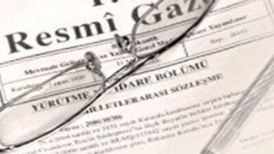 Resmi Gazete’de yayımlanan Türkiye Büyük Millet Meclisi (TBMM) kararına göre,