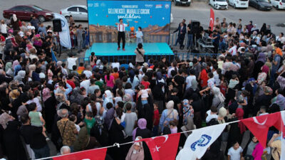 Yıldırım Belediyesi, çocukların mahalle kültürüyle büyümesini sağlamak, geleneksel oyunları tanıtmak