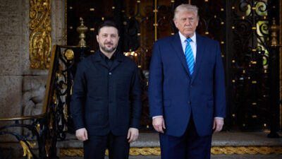 Ukrayna Devlet Başkanı Volodimir Zelenski, ABD Başkanı Donald Trump ile