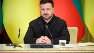 Ukrayna Devlet Başkanı Volodimir Zelenski, Kiev’de ABD Senatörü Lindsey Graham