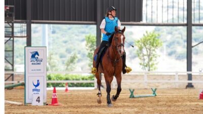 İzmir ve Aydın’dan sporcuların katıldığı sınavda toplam 24 sporcu, engel