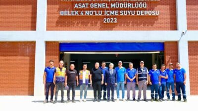 Antalya Büyükşehir Belediyesi ASAT Genel Müdürlüğü, kentin içme suyu altyapısını