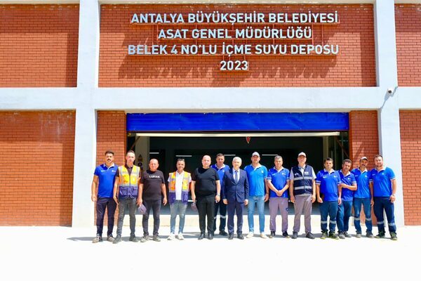 Antalya Büyükşehir Belediyesi ASAT Genel Müdürlüğü, kentin içme suyu altyapısını