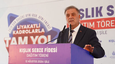 İstanbul Büyükşehir Belediyesi (İBB) Başkanvekili Nuri Aslan, Şile’de düzenlenen kışlık