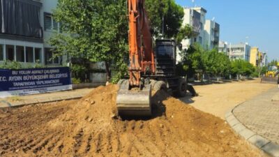 Aydın Büyükşehir Belediyesi Fen İşleri Dairesi Başkanlığı, kent genelinde yol