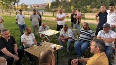 Karabük Belediye Başkanı Özkan Çetinkaya, Soğuksu Mahallesi’ni ziyaret ederek vatandaşlarla