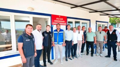 Bodrum Belediye Başkanı Tamer Mandalinci, saha ziyaretleri kapsamında Karaova bölgesindeki Kemer