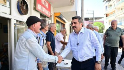 Yıldırım Belediye Başkanı Oktay Yılmaz, mahalle ziyaretleri kapsamında Zümrütevler Mahallesi’ndeki