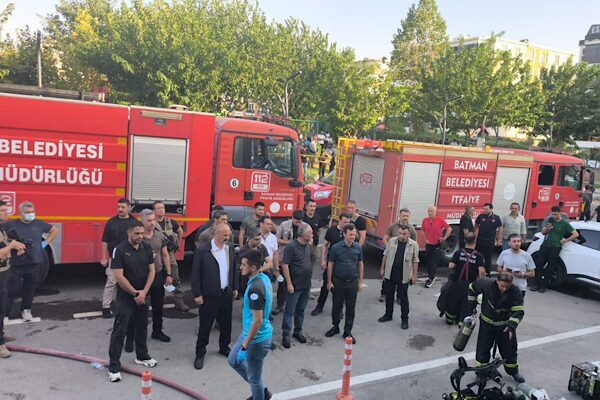 Batman’ın Gültepe Mahallesi’nde bulunan özel bir spor salonunun sauna bölümünde