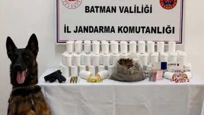 Batman İl Jandarma Komutanlığı ekipleri, uyuşturucu imalatı ve ticaretine yönelik