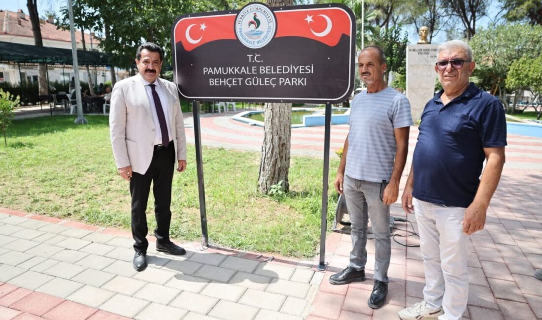 Pamukkale Belediyesi tarafından Akköy Mahallesi’nde bulunan Behçet Güleç Parkı’nda gerçekleştirilen