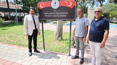 Pamukkale Belediyesi tarafından Akköy Mahallesi’nde bulunan Behçet Güleç Parkı’nda gerçekleştirilen