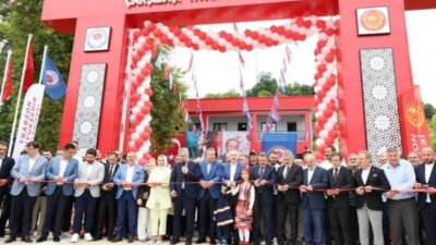 Trabzon’un Çarşıbaşı ilçesinde yapımı tamamlanan İtfaiye Grup Amirliği hizmet binasının