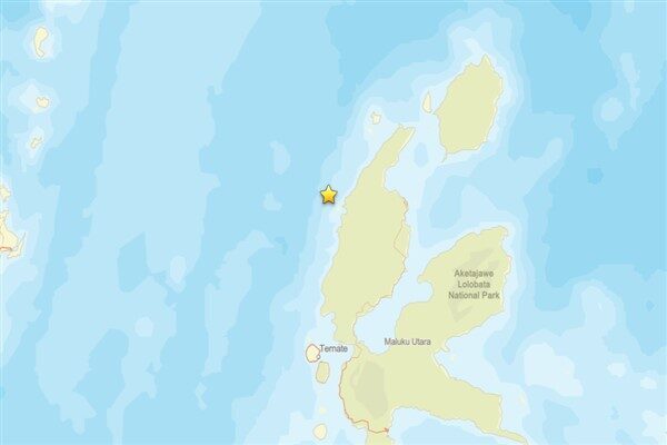 Amerika Birleşik Devletleri Jeoloji Araştırmaları Kurumu’nun (USGS) verilerine göre,  Endonezya’nın