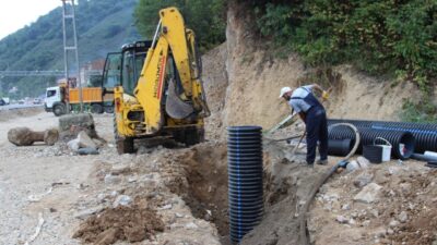 Giresun Belediyesi, kent genelinde altyapı çalışmalarını belirlenen program doğrultusunda sürdürüyor.