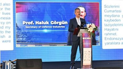 Savunma Sanayii Başkanı Prof. Dr. Haluk Görgün, Ankara’daki Endonezya Büyükelçiliğinde