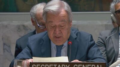 Birleşmiş Milletler Genel Sekreteri António Guterres, yaptığı açıklamada gençlerin dünyanın