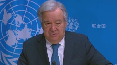 Guterres, açıklamasında Annan için, “Kofi Annan benim akıl hocam ve