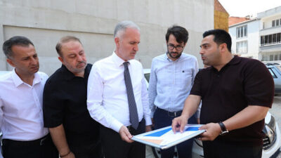 İnegöl Belediyesi, Orhaniye Mahallesi’nde sokak aralarındaki parklanma sorununa çözüm amacıyla