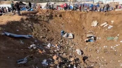 CCTV haberine göre; İsrail’in Gazze Şeridi’ne cumartesi günü düzenlediği hava
