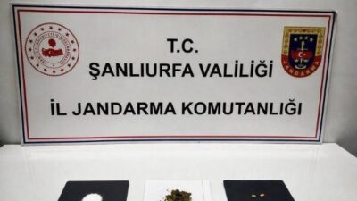 Şanlıurfa Valiliği, Karaköprü ilçesinde uyuşturucu ve uyarıcı madde bulundurduğu tespit