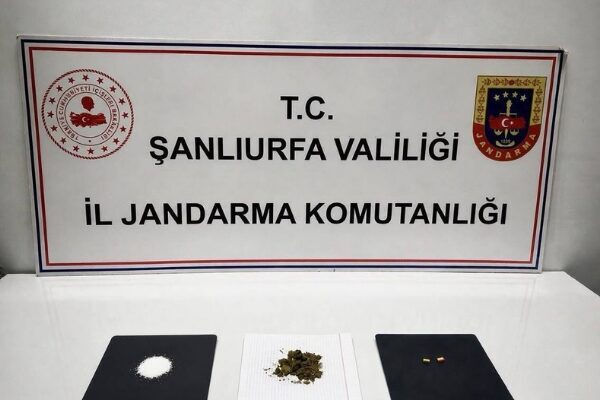 Şanlıurfa Valiliği, Karaköprü ilçesinde uyuşturucu ve uyarıcı madde bulundurduğu tespit