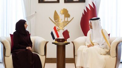 Katar Emiri Al Sani’ye, Yemen Başkanlık Liderlik Konseyi Başkanı Al