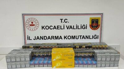 Kocaeli İl Jandarma Komutanlığı ekipleri, kaçakçılık suçlarıyla mücadele kapsamında Dilovası