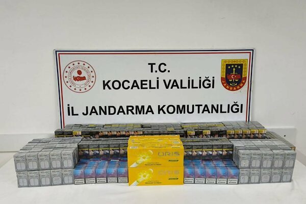 Kocaeli İl Jandarma Komutanlığı ekipleri, kaçakçılık suçlarıyla mücadele kapsamında Dilovası