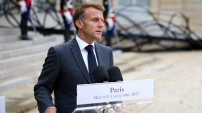 Fransa Cumhurbaşkanı Emmanuel Macron, Suudi Arabistan Veliaht Prensi Muhammed bin