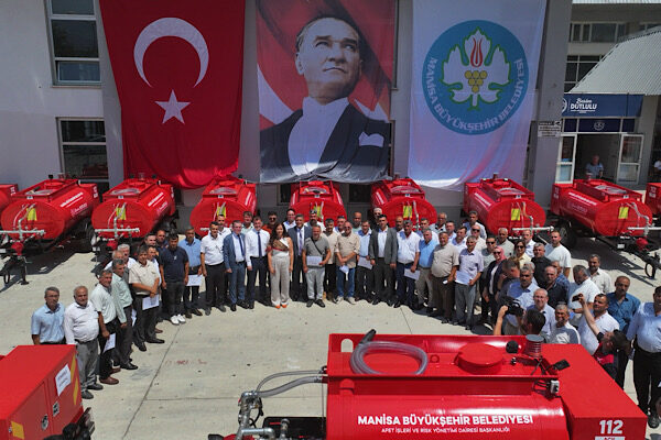 Manisa Büyükşehir Belediyesi, kırsal mahallelerde orman yangınları başta olmak üzere