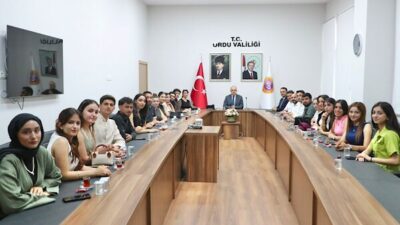 Mardin’den Ordu’ya Gençlerle Kültür Köprüsü programı kapsamında Ordu’ya gelen üniversite