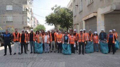 Diyarbakır Büyükşehir Belediyesi koordinasyonunda yürütülen “Kolektif emekle temiz kentler” kampanyası