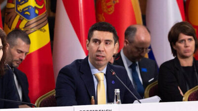 Moldova Dışişleri Bakanı Mihai Popșoi, Ukrayna Dışişleri Bakanı Andrii Sybiha