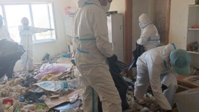 Nilüfer Belediyesin’nin Balkan Mahallesi’nde bir apartman dairesinde yürütülen çalışma kapsamında
