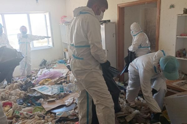 Nilüfer Belediyesin’nin Balkan Mahallesi’nde bir apartman dairesinde yürütülen çalışma kapsamında