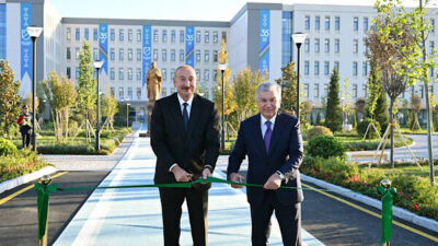 Azerbaycan Cumhuriyeti Cumhurbaşkanlığı’nın açıklamasına göre; Azerbaycan Cumhurbaşkanı İlham Aliyev ve