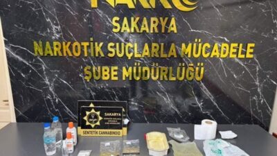Sakarya Cumhuriyet Başsavcılığı koordinesinde, İl Emniyet Müdürlüğü Narkotik Suçlarla Mücadele