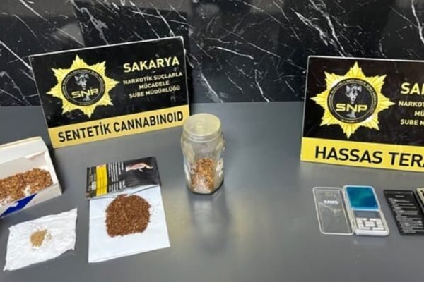 Sakarya Cumhuriyet Başsavcılığı koordinesinde, İl Emniyet Müdürlüğü Narkotik Suçlarla Mücadele